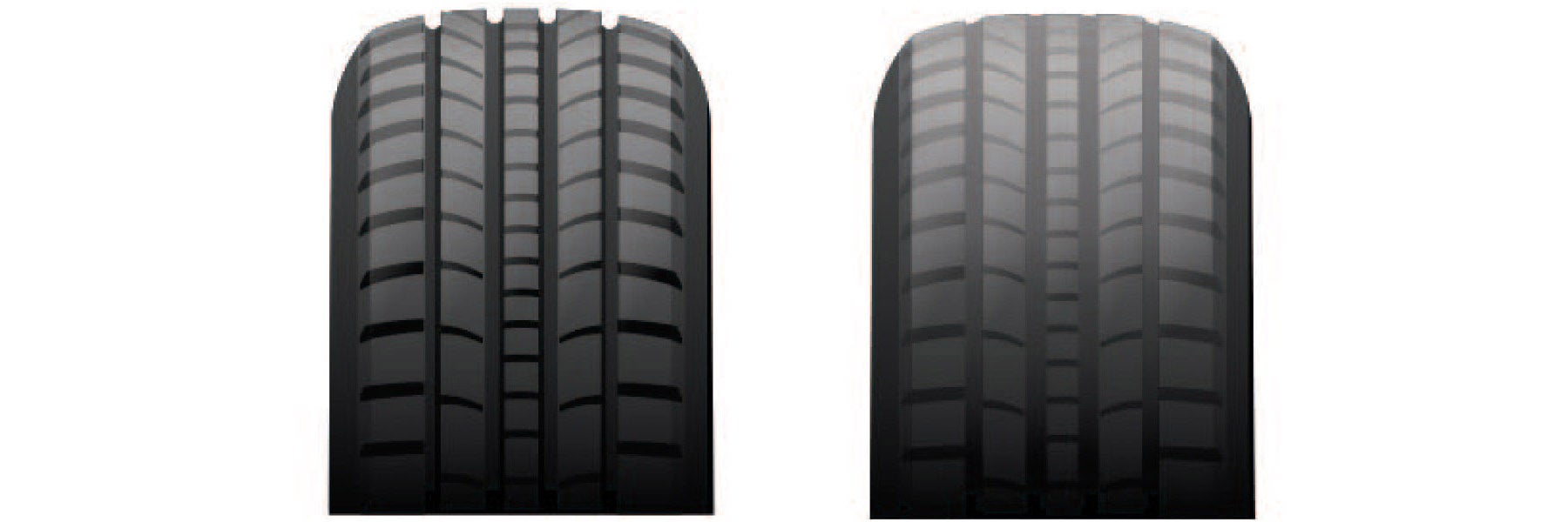 Tire tread depth comparison at Crown Kia in Pinellas Park FL
